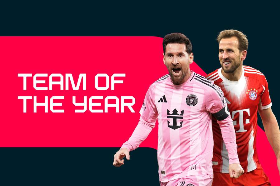 Messi and Kane are two of the Team of the Year's biggest stars