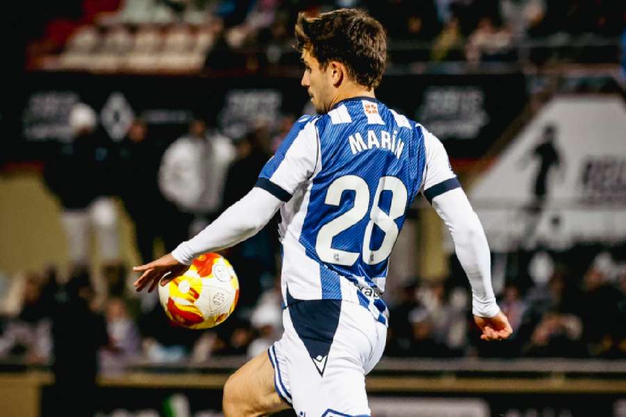 Pablo Marín, jugador de la Real Sociedad
