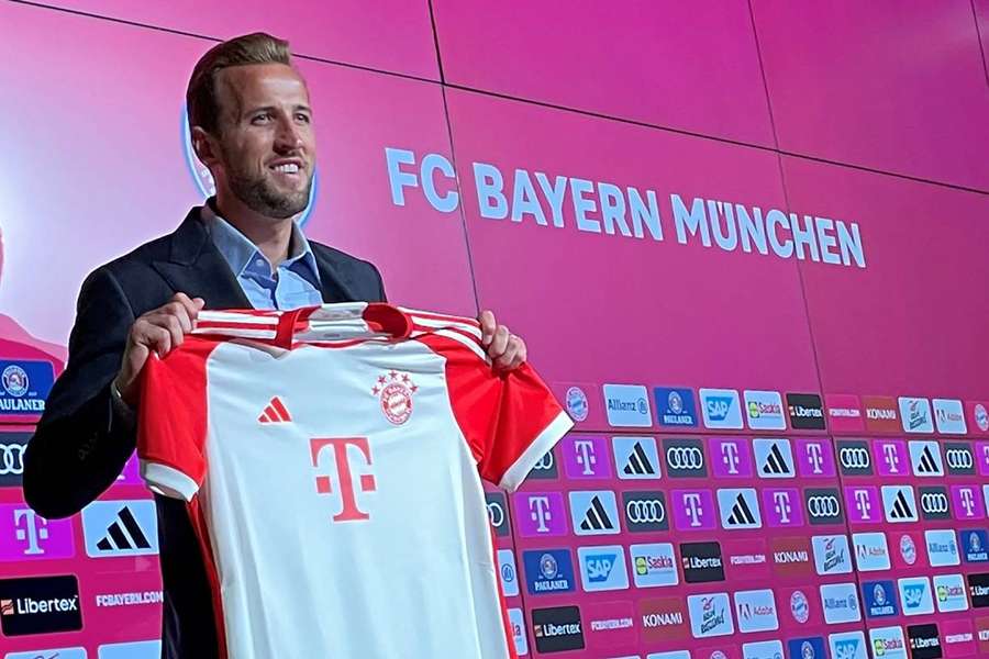 Harry Kane passou 19 anos no Tottenham antes de se mudar para o Bayern de Munique no início deste mês