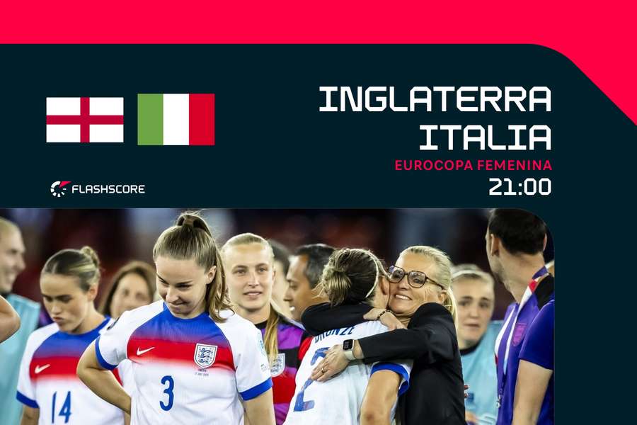 Inglaterra aspira a derrotar a Italia