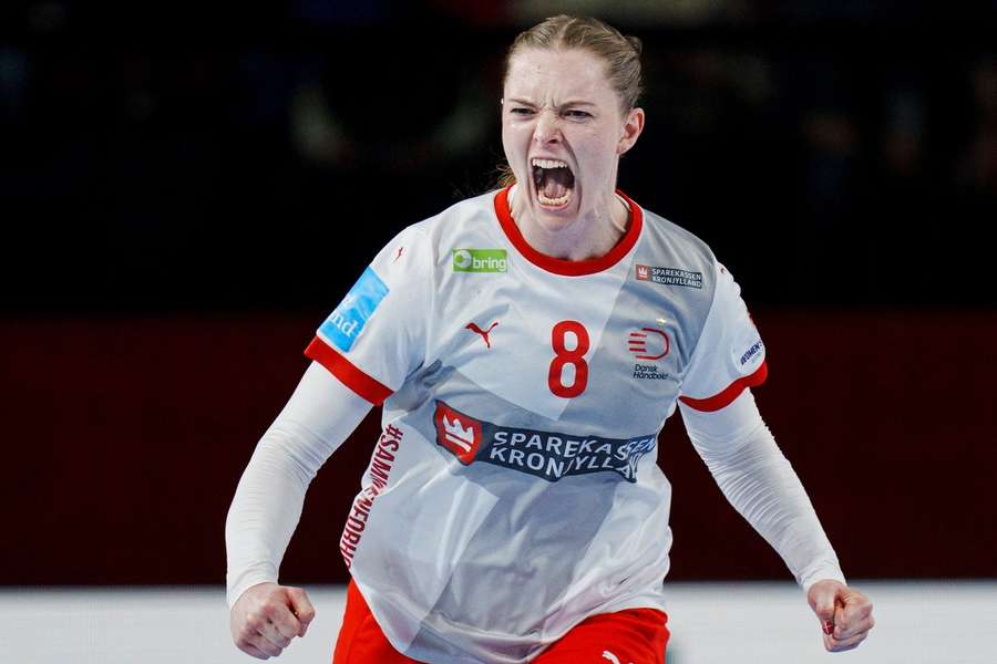 Anne Mette Hansen played a superb match for Denmark