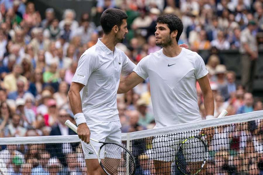 Alcaraz și Djokovic la Wimbledon