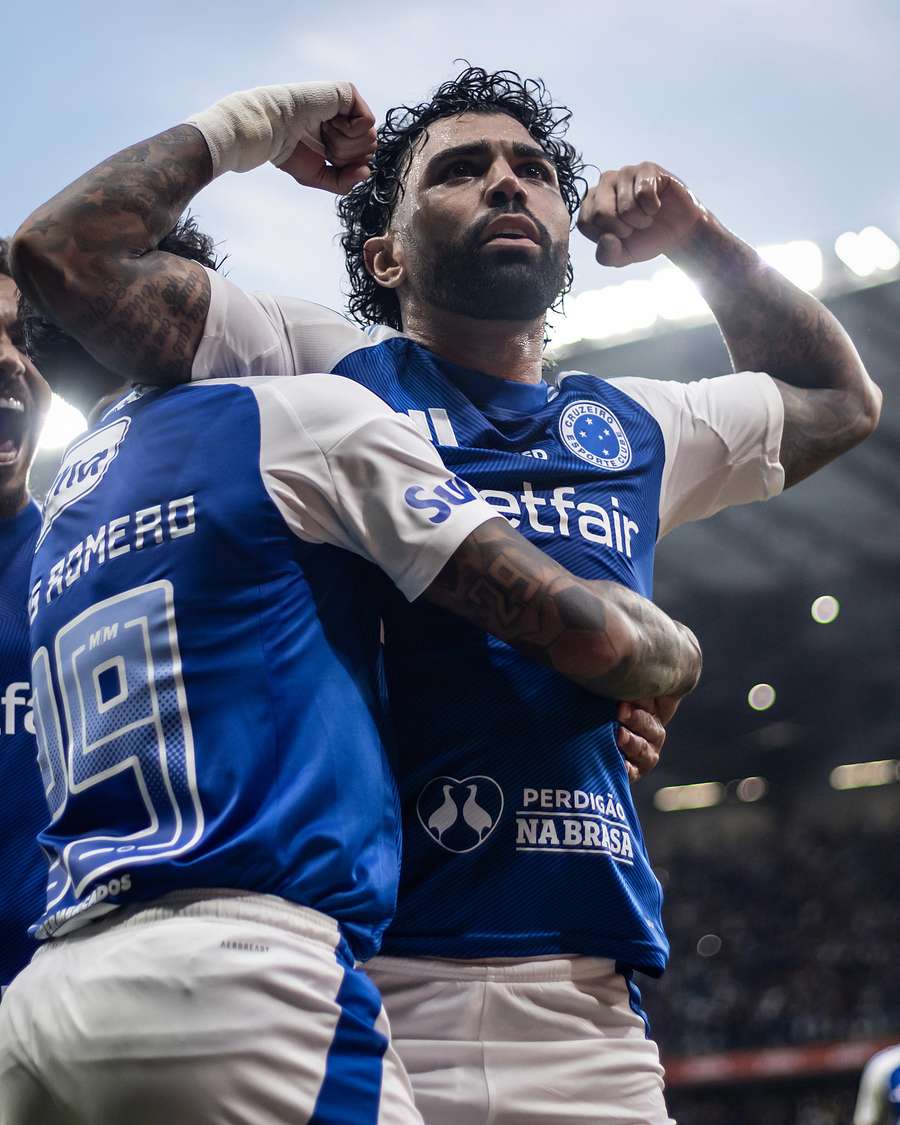 Gabigol brilhou na goleada do Cruzeiro sobre o Juventude