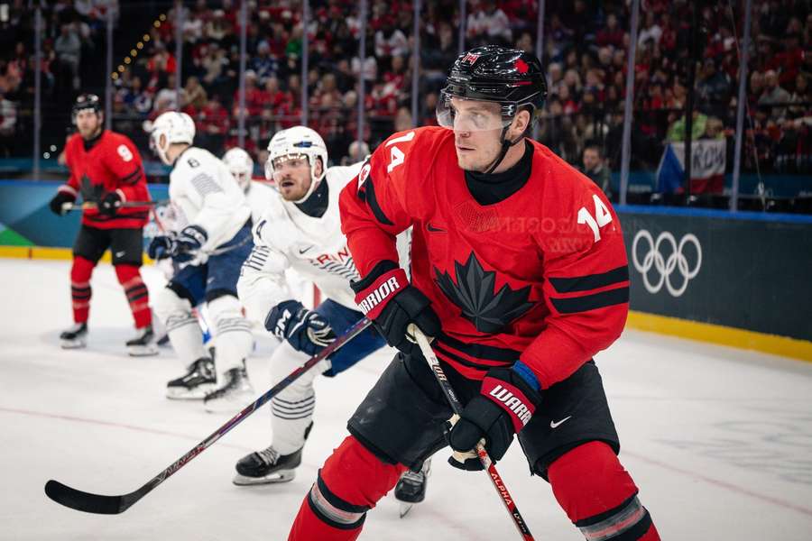 Bo Horvat in action during the Mens ice hockey group stage game between Canada and France Bo Horvat in action during the Mens ice hockey group stage game between Canada and France