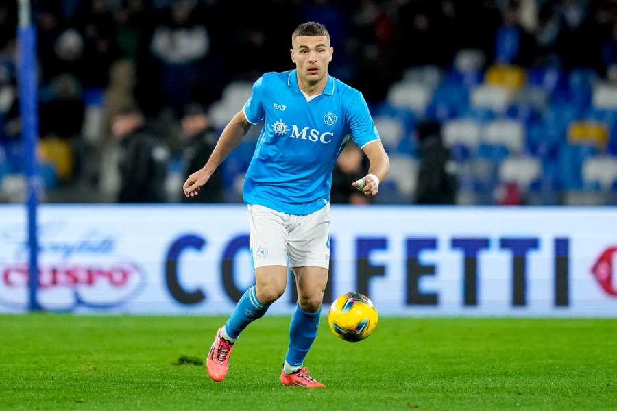 Alessandro Buongiorno during the Serie A match between Napoli and Lazio