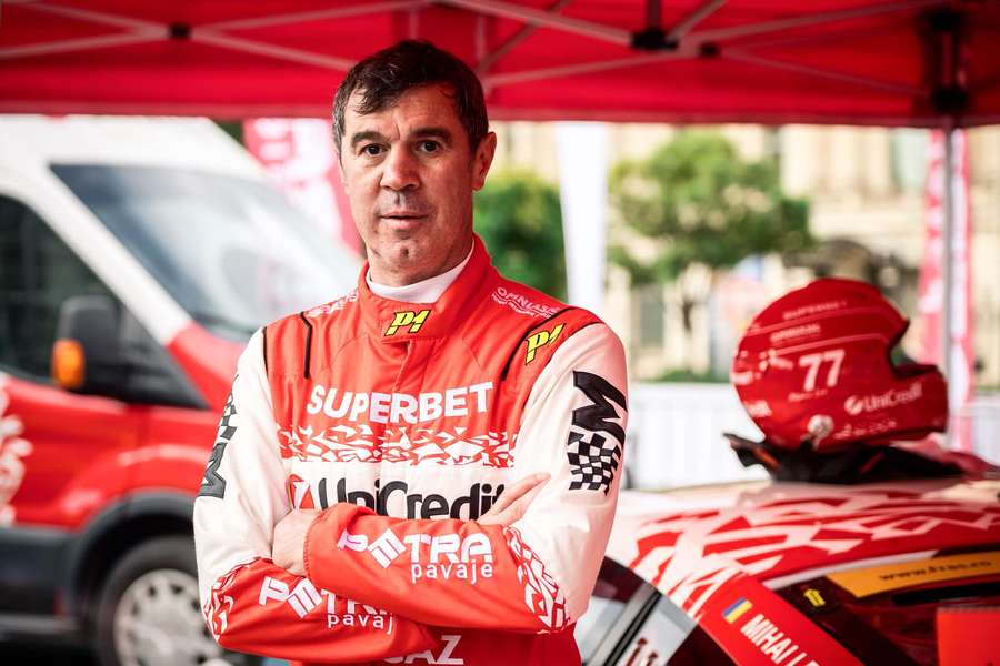 Mihai Leu, la finalul Campionatului Național de Raliu 2024 