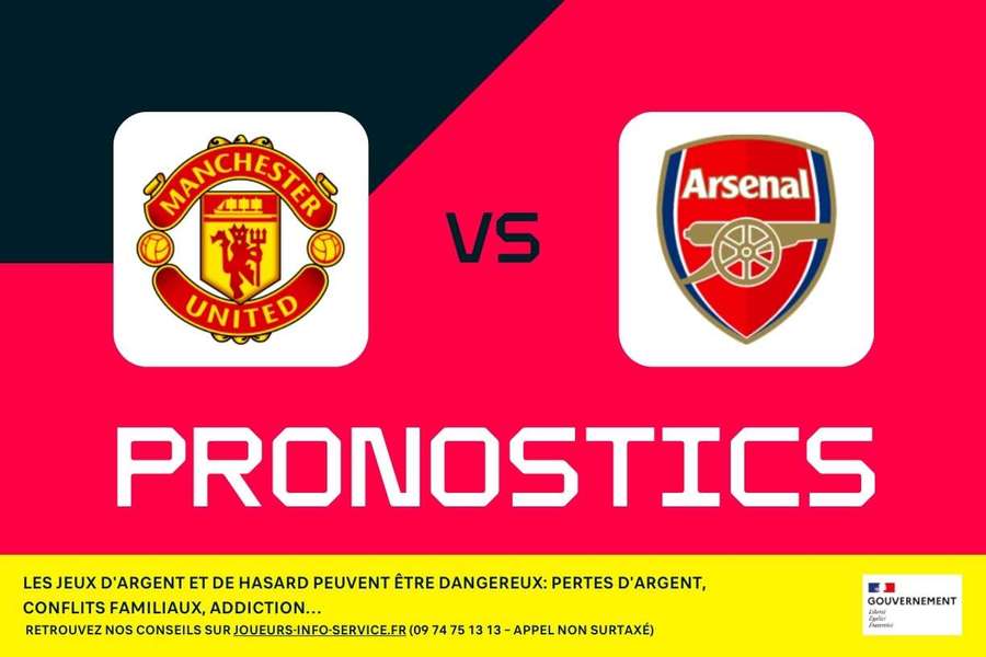 Man Utd - Arsenal : Pronostics, meilleurs paris et cotes (Premier League)
