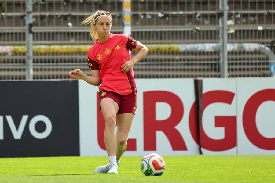 Kathrin Hendrich im Training.