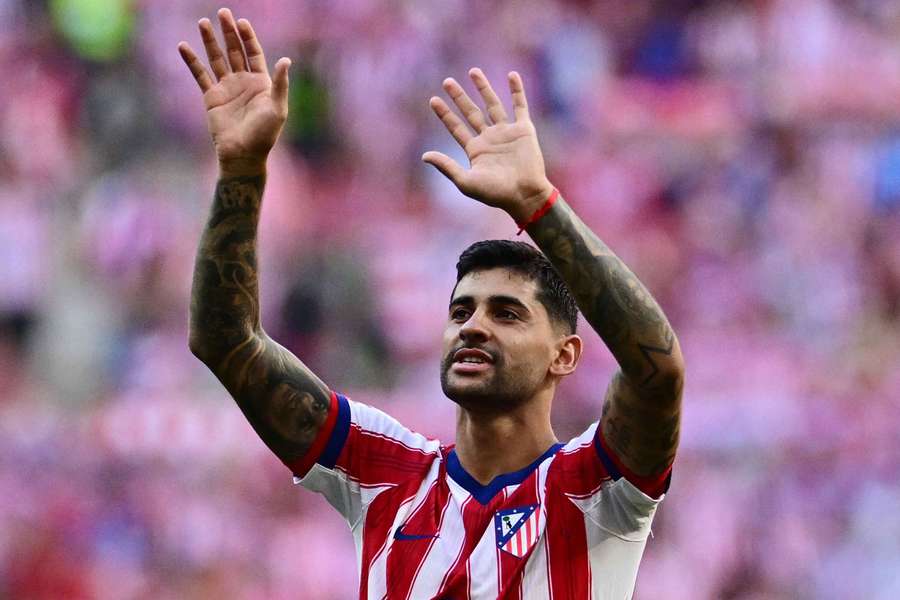 Cuti Romero avec l'Atlético de Madrid. Cuti Romero avec l'Atlético de Madrid.