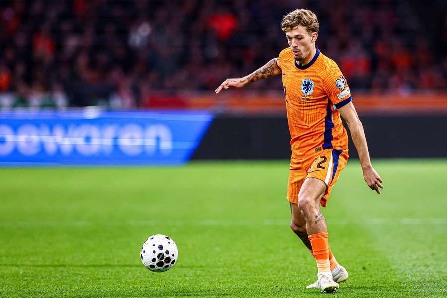 Luciano Valente during his Netherlands debut against Lithuania Luciano Valente during his Netherlands debut against Lithuania