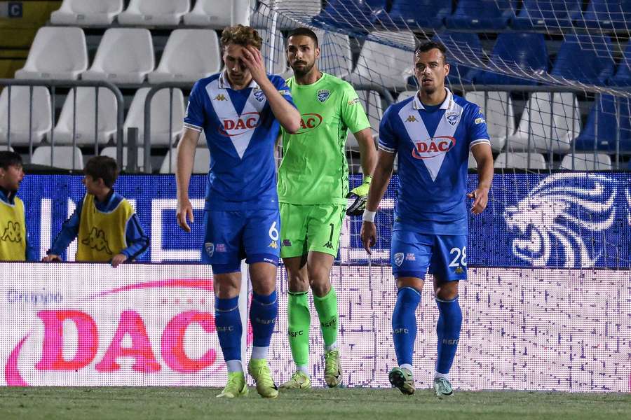 O Brescia estava na Serie B italiana O Brescia estava na Serie B italiana