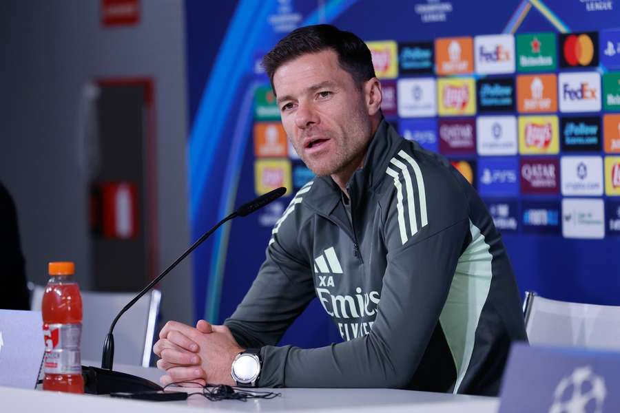 Alonso speaks during his press conference Alonso speaks during his press conference