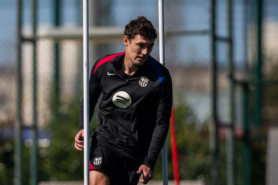 Christensen participou do treino da equipe nesta quarta-feira, 26 de fevereiro