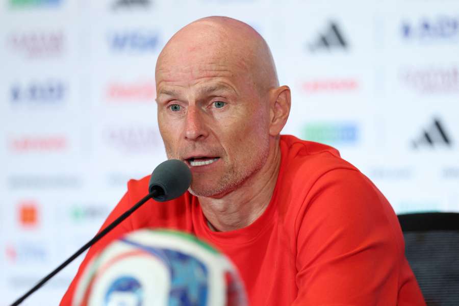 Norway head coach Stale Solbakken. Norway head coach Stale Solbakken.