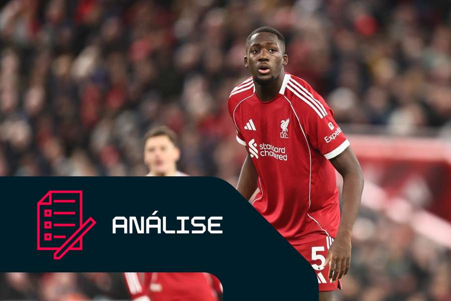 Ibrahima Konaté, do Liverpool, durante o jogo frente ao Burnley
