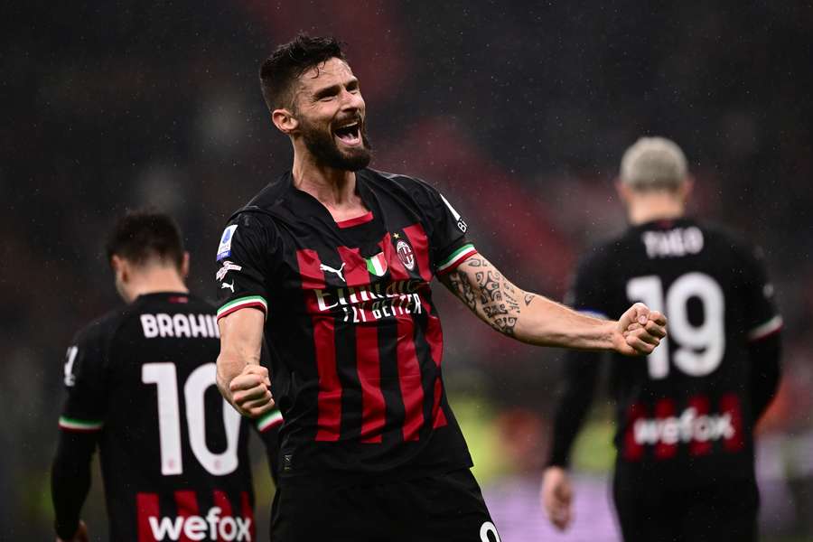 Giroud marcou no empate com a Salernitana na última rodada