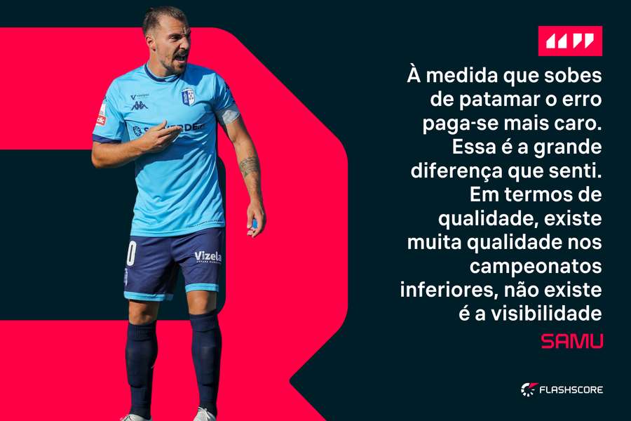 Samu subiu do Campeonato de Portugal à Liga