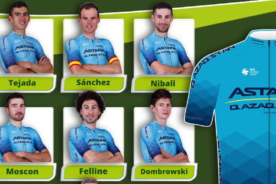 Astana, un equipo de todoterrenos para luchar en la Ruta del Sol Vuelta a Andalucía