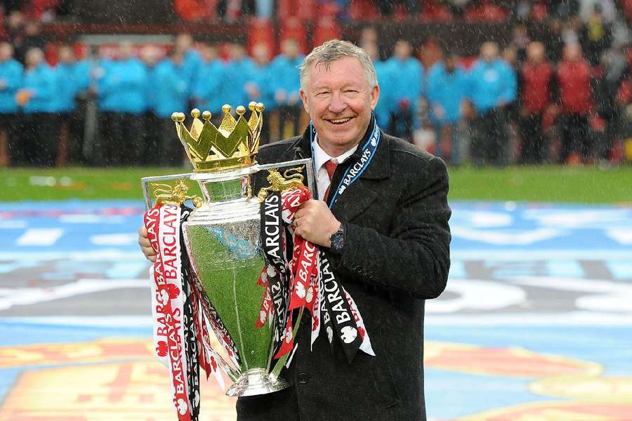 Ferguson vandt Uniteds sidste Premier League-titel i 2013.