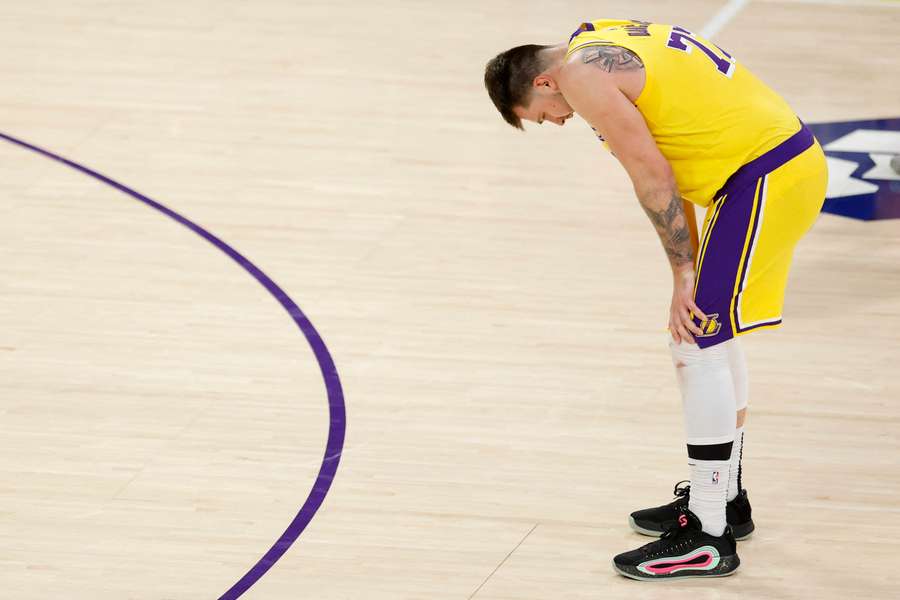 Luka Doncic après sa défaite contre les Timberwolves.
