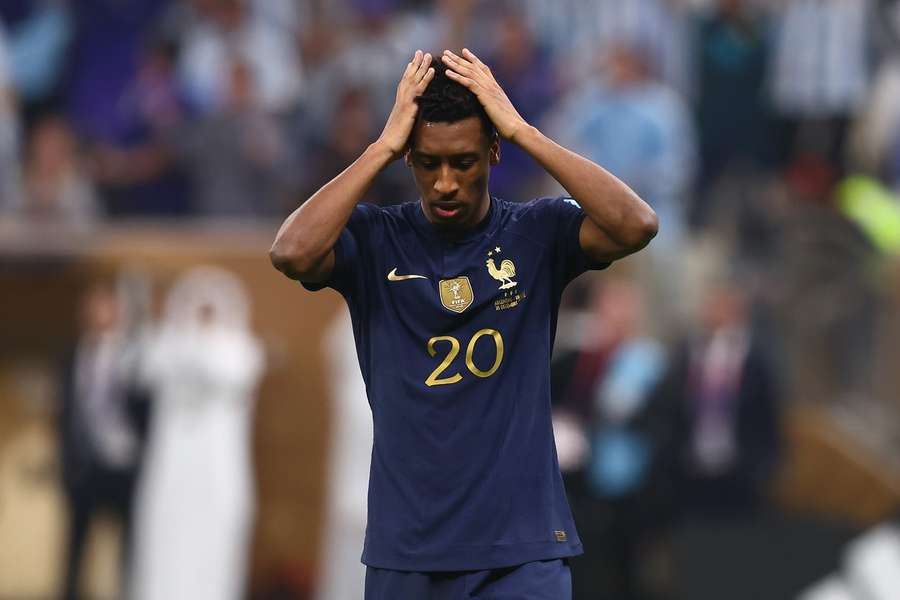 Coman nach seinem verschossenen Elfmeter im WM-Finale