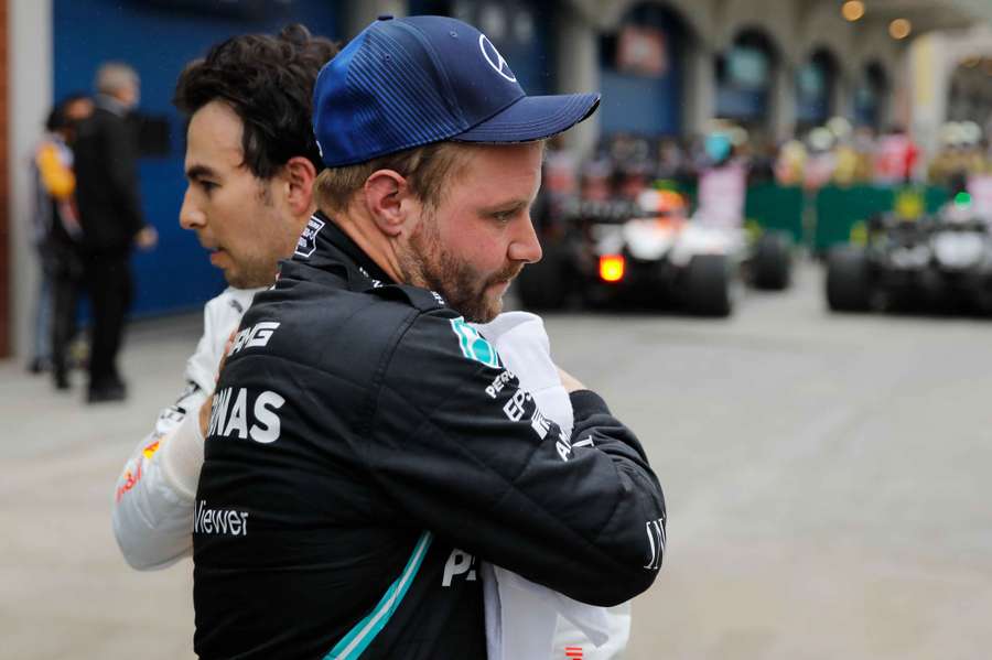 Sergio Perez and Valtteri Bottas were previously rivals as Mercedes and Red Bull drivers in 2021