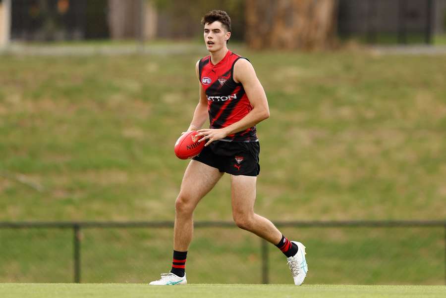 Essendon's mid-season draftee Vigo Visentini is making his league debut this week.