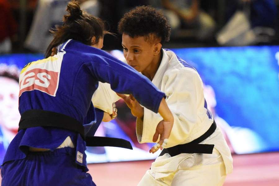 Amandine Buchard pendant les championnats de France en mai 2022. 