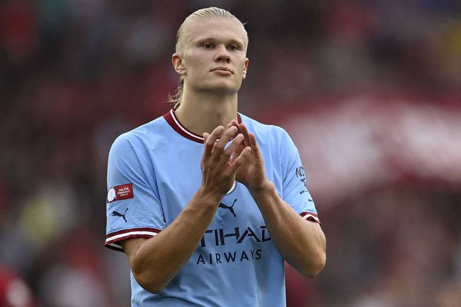 Haaland signed a five-year contract with Manchester City in the summer