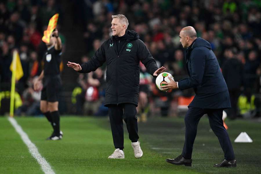 Hallgrimsson și Roberto Martinez joi seara.