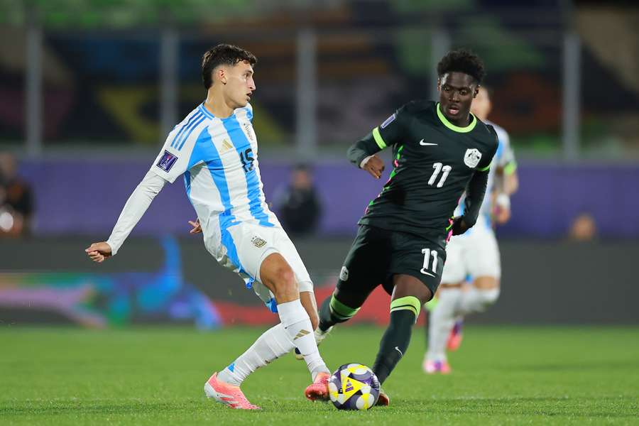 Tomás Pérez ao serviço da Argentina sub-20