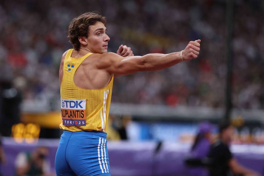 Duplantis après son titre ce lundi.