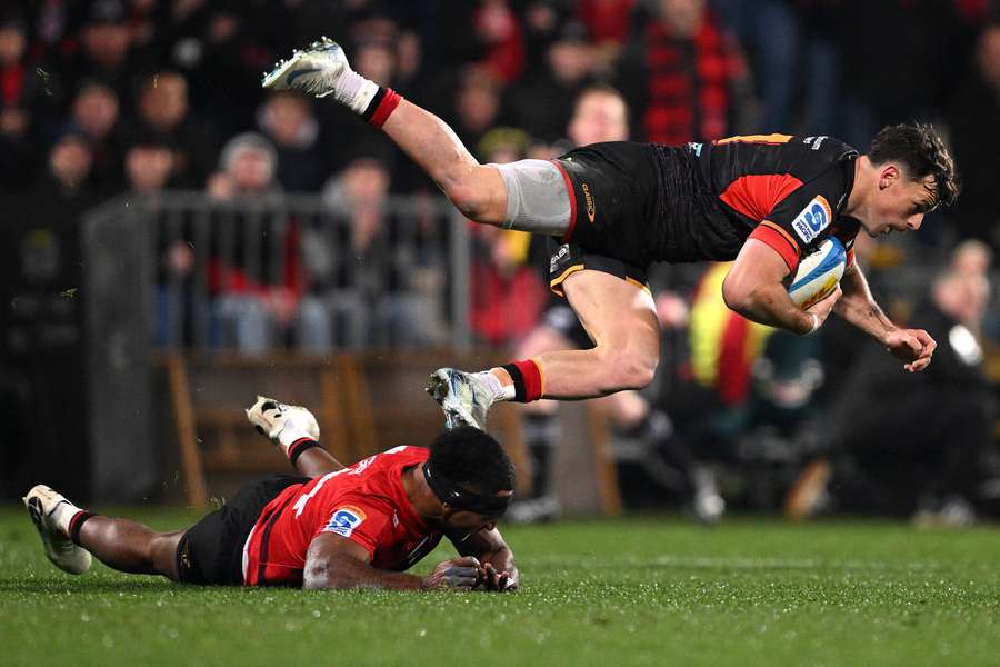 Leroy Carter in action for the Chiefs during the 2025 Super Rugby season. Leroy Carter in action for the Chiefs during the 2025 Super Rugby season.