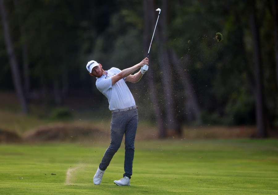 Sebastian Soderberg in action during the second round