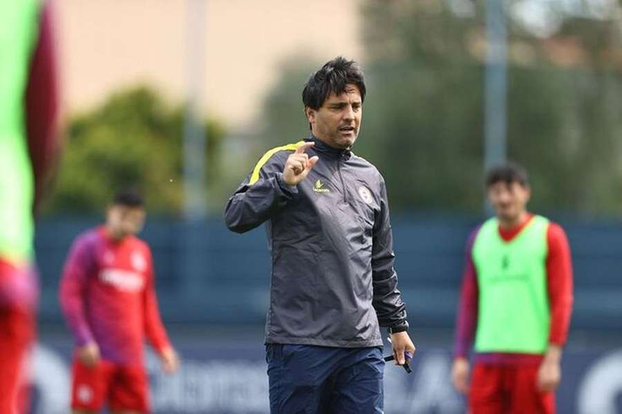 Sérgio Machado já orientou o treino desta terça-feira do Lank Vilaverdense