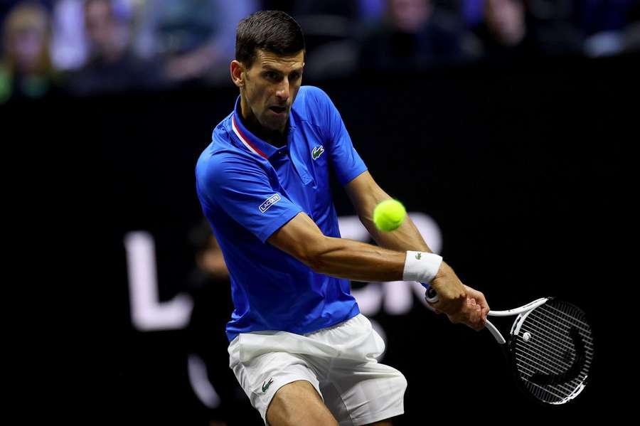 Djokovič dohral Laver Cup s bolesťami zápästia. Jeho cieľom je Turnaj majstrov