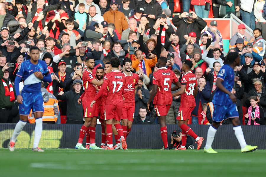 Mohamed Salah Chelsea jeden gól dal a na druhý přihrál.