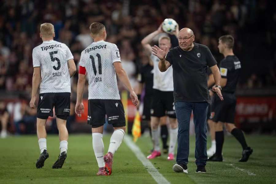 Trenér plzeňské Viktorie Miroslav Koubek.