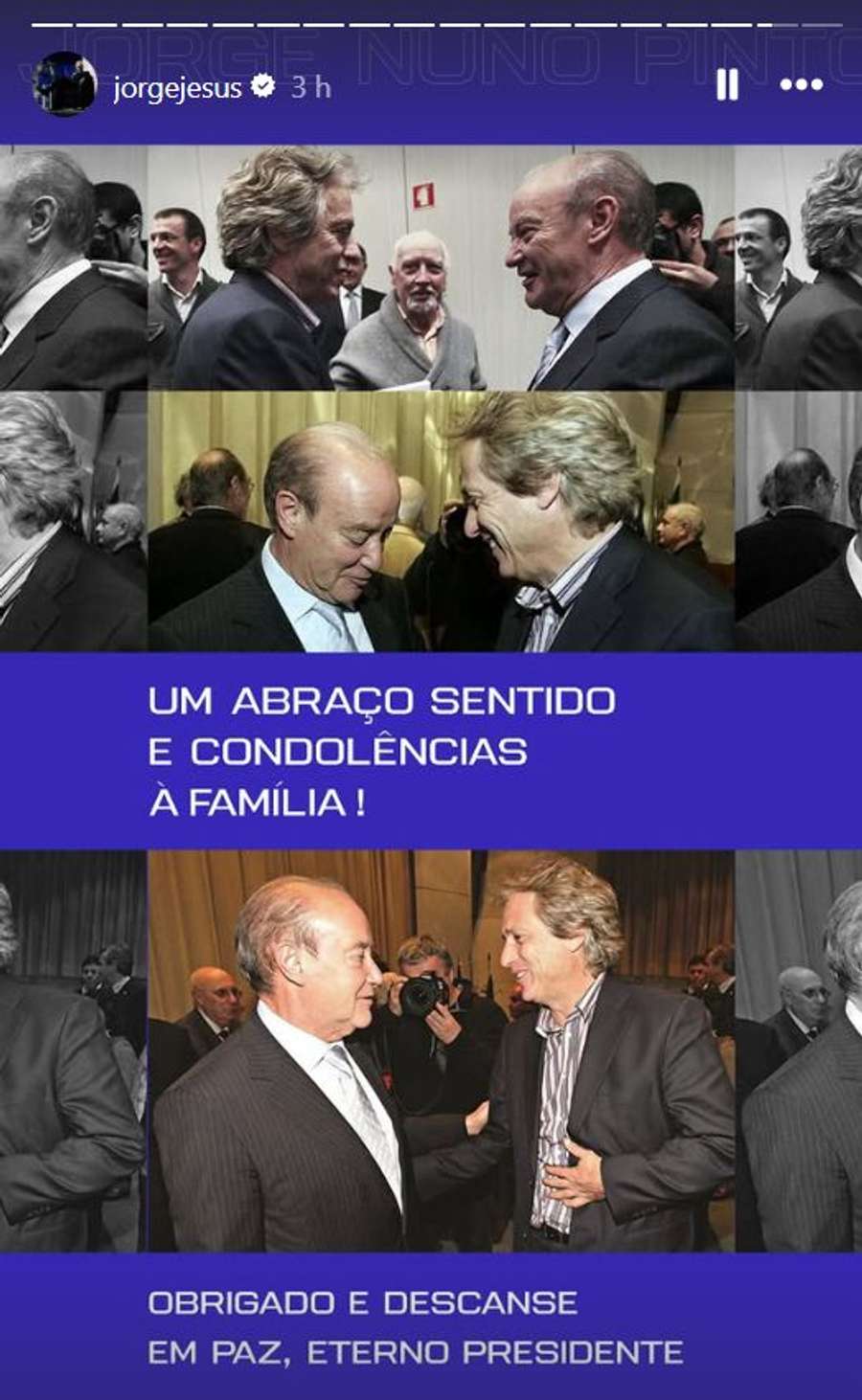 A mensagem de Jorge Jesus