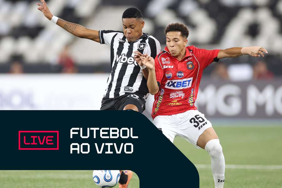 Botafogo saiu atrás do Caracas no Nilton Santos