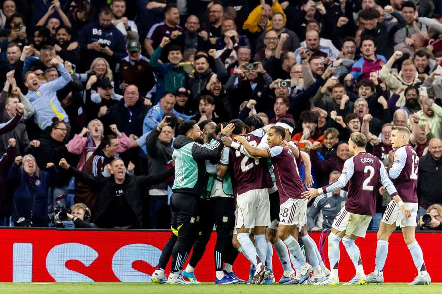 Aston Villa secured a spot in the UEFA Europa League final after completing a comeback.