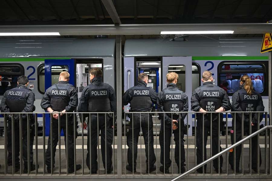 De Duitse politie moest ingrijpen