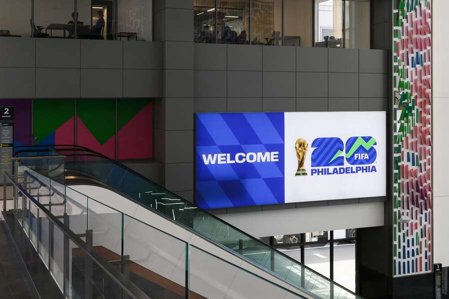 As boas vindas na Filadélfia para a Copa do Mundo