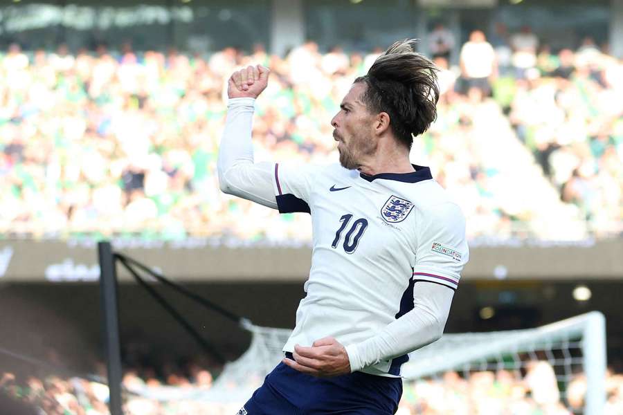 Grealish marcou na vitória da Inglaterra sobre a Irlanda