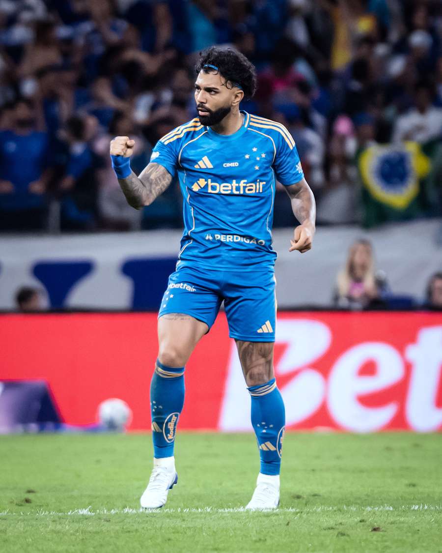 Gabriel Barbosa deixou sua marca em empate do Cruzeiro