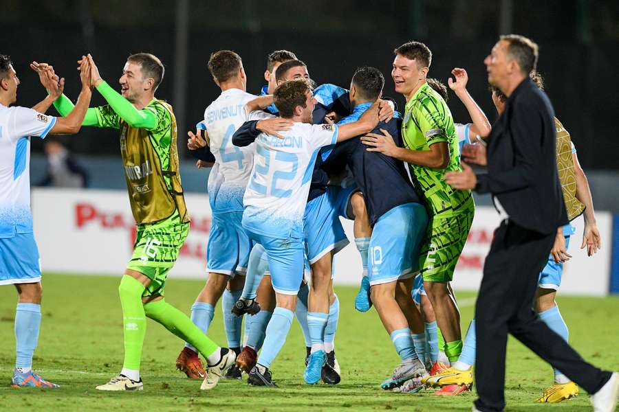 San Marino feiert einen historischen Sieg.