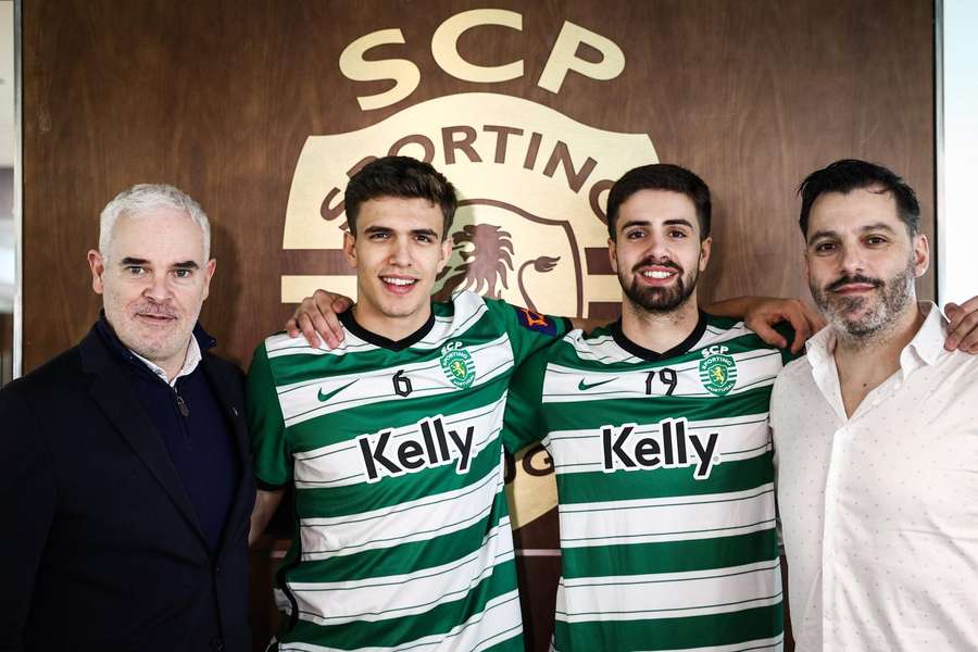 Os irmãos Francisco e Martim Costa vão continuar ao serviço do Sporting