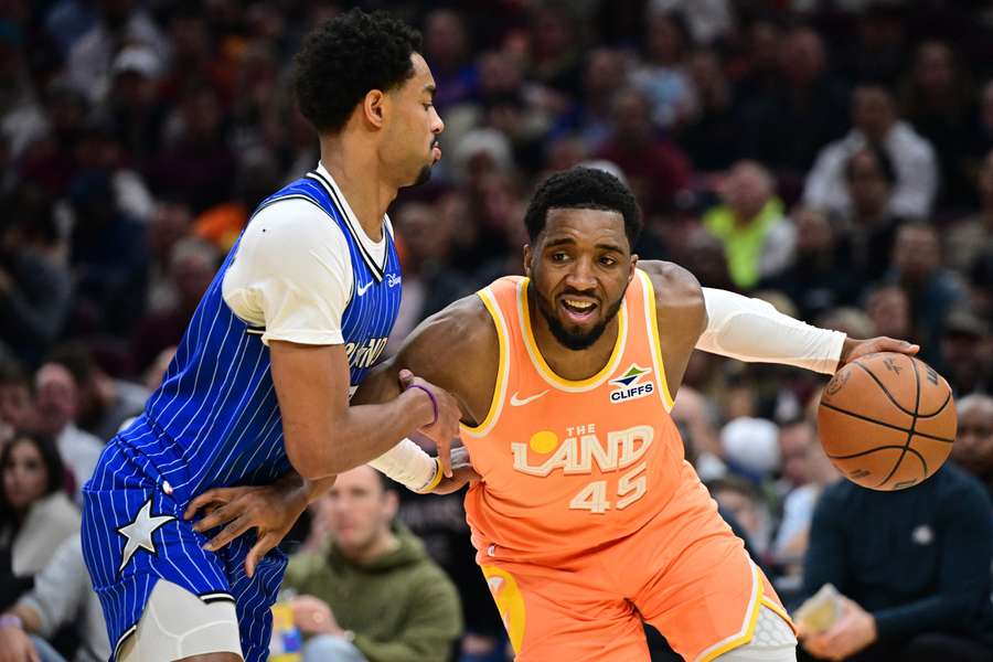 Mitchell face au Magic. Mitchell face au Magic.