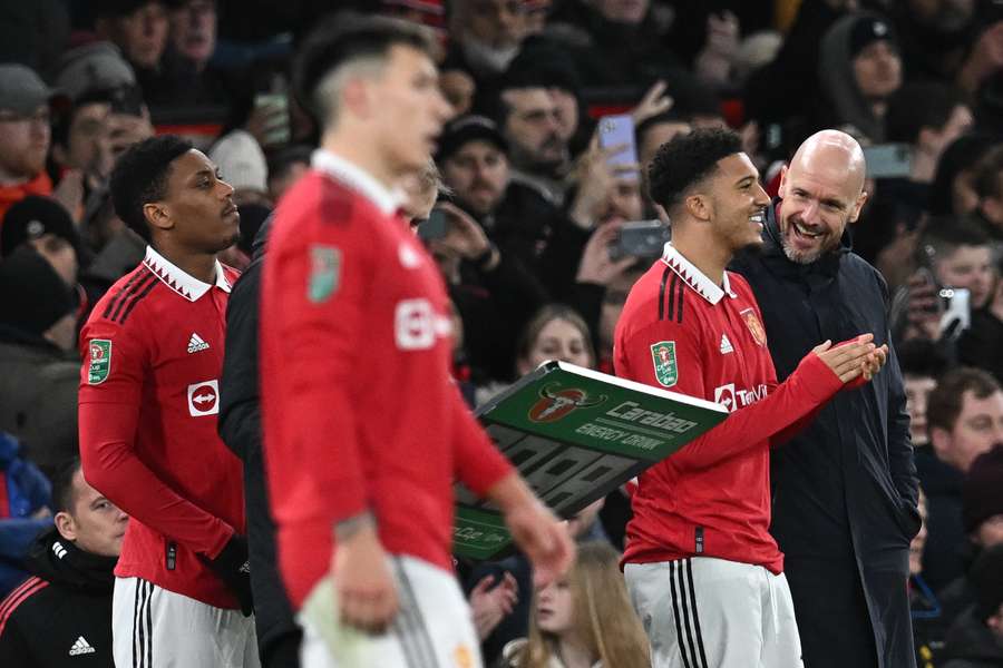Jadon Sancho a fait son retour sur le terrain ce mercredi soir.