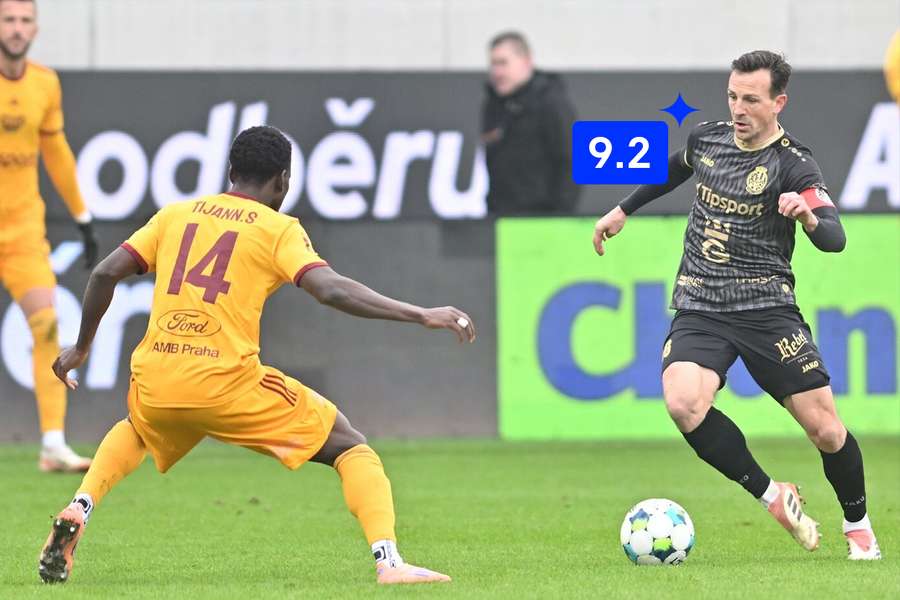 Nejlepší známku v 21. kole Chance Ligy obdržel Vladimír Darida z Hradce Králové.